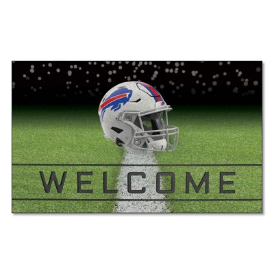 Fan Mats  LLC Buffalo Bills Crumb Rubber Door Mat Blue