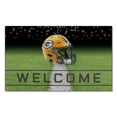 Fan Mats  LLC Green Bay Packers Crumb Rubber Door Mat Green