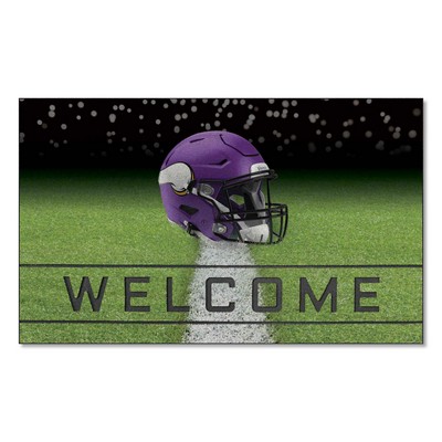 Fan Mats  LLC Minnesota Vikings Crumb Rubber Door Mat Purple