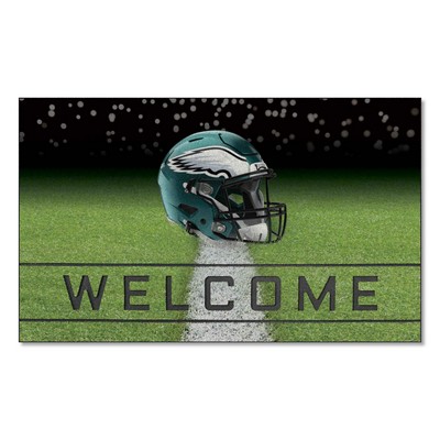 Fan Mats  LLC Philadelphia Eagles Crumb Rubber Door Mat Green
