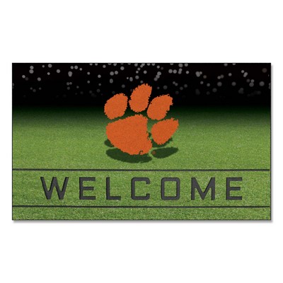 Fan Mats  LLC Clemson Tigers Crumb Rubber Door Mat Orange