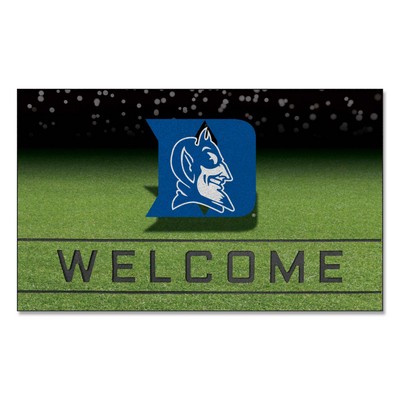 Fan Mats  LLC Duke Blue Devils Crumb Rubber Door Mat Blue