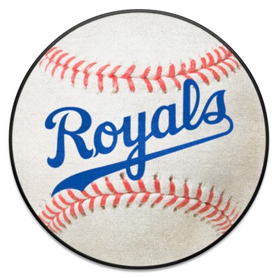 Fan Mats  LLC Kansas City Royals Baseball Rug - 27in. Diameter1969 White