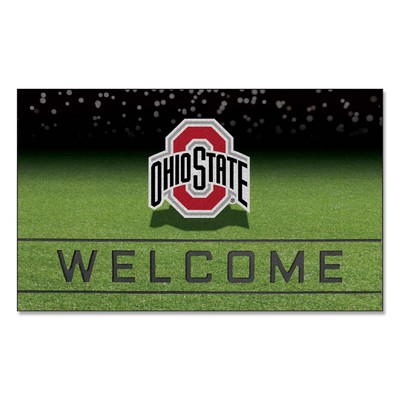 Fan Mats  LLC Ohio State Buckeyes Crumb Rubber Door Mat Red
