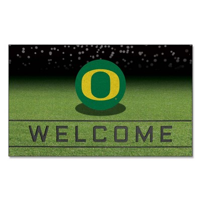 Fan Mats  LLC Oregon Ducks Crumb Rubber Door Mat Green