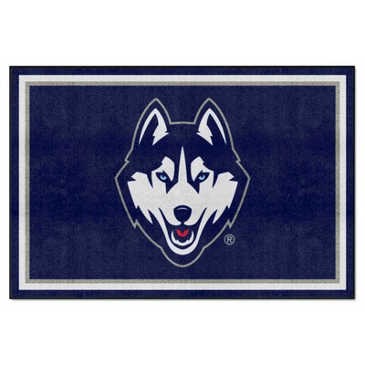 Fan Mats  LLC UConn Huskies 5x8 Rug Navy