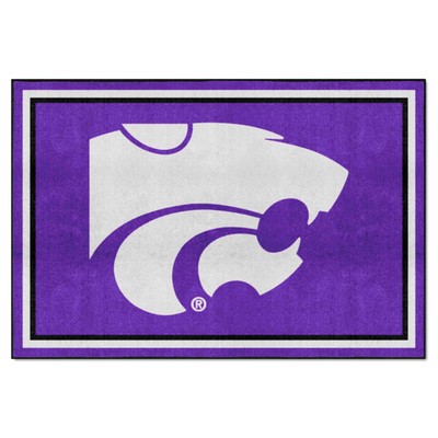 Fan Mats  LLC Kansas State Wildcats 5x8 Rug Purple