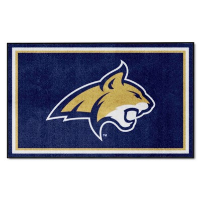 Fan Mats  LLC Montana State Grizzlies 4x6 Rug Blue