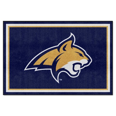 Fan Mats  LLC Montana State Grizzlies 5x8 Rug Blue