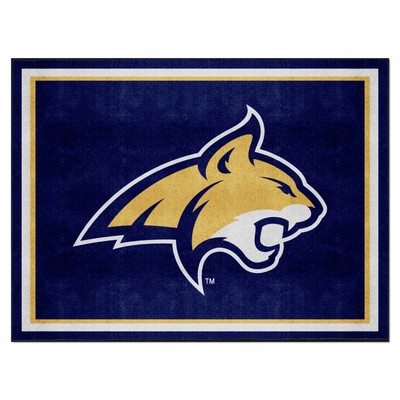 Fan Mats  LLC Montana State Grizzlies 8x10 Rug Blue