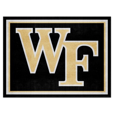 Fan Mats  LLC Wake Forest Demon Deacons 8x10 Rug Black