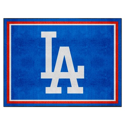 Fan Mats  LLC Los Angeles Dodgers 8x10 Rug Blue