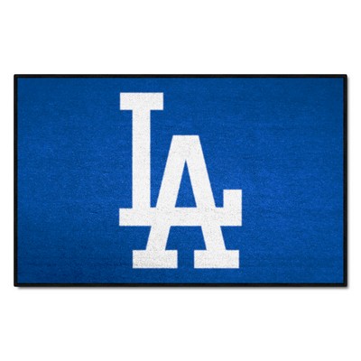 Fan Mats  LLC Los Angeles Dodgers Starter Mat Accent Rug - 19in. x 30in. Blue