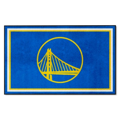 Fan Mats  LLC Golden State Warriors 4x6 Rug Royal