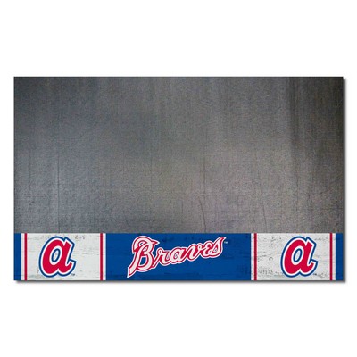 Fan Mats  LLC Atlanta Braves Grill Mat Retro Blue