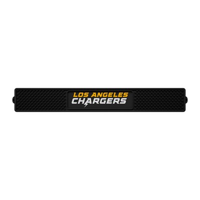Fan Mats  LLC Los Angeles Chargers Drink Mat Black