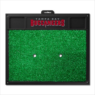Fan Mats  LLC Tampa Bay Buccaneers Golf Hitting Mat Gray