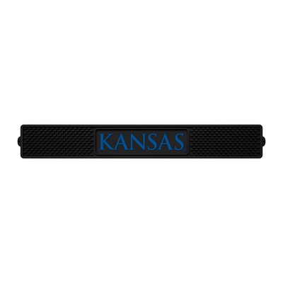 Fan Mats  LLC Kansas Jayhawks Drink Mat Black