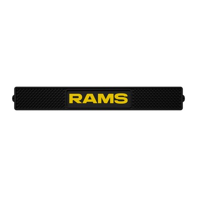 Fan Mats  LLC Los Angeles Rams Drink Mat Black