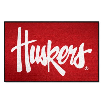 Fan Mats  LLC Nebraska Cornhuskers Starter Mat Red