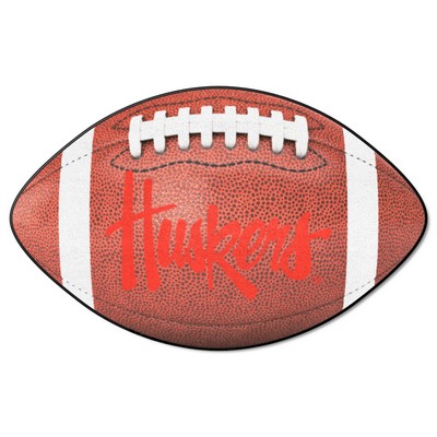 Fan Mats  LLC Nebraska Cornhuskers Football Rug - 20.5in. x 32.5in., 