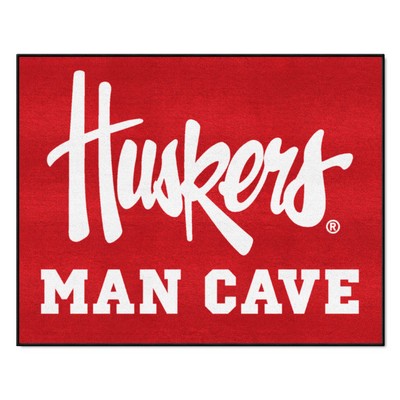 Fan Mats  LLC Nebraska Cornhuskers All-Star Mat Man Cave Red