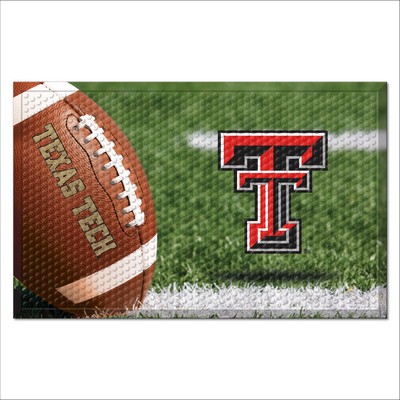 Fan Mats  LLC Texas Tech Red Raiders Rubber Scraper Door Mat Photo