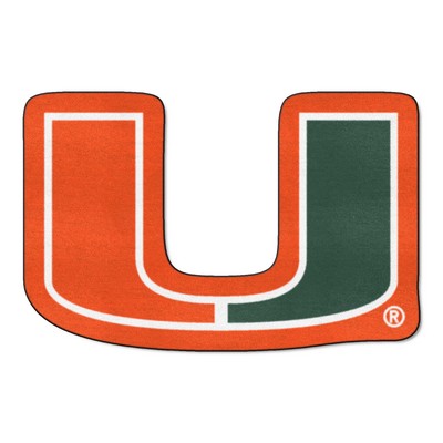 Fan Mats  LLC Miami Hurricanes Mascot Mat Photo