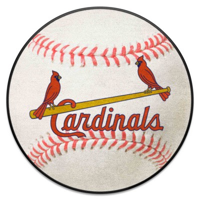 Fan Mats  LLC St. Louis Cardinals Baseball Mat Retro White