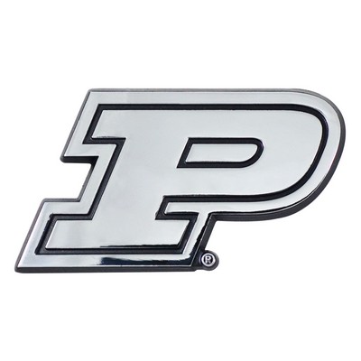 Fan Mats  LLC Purdue Boilermakers Chrome Emblem Chrome
