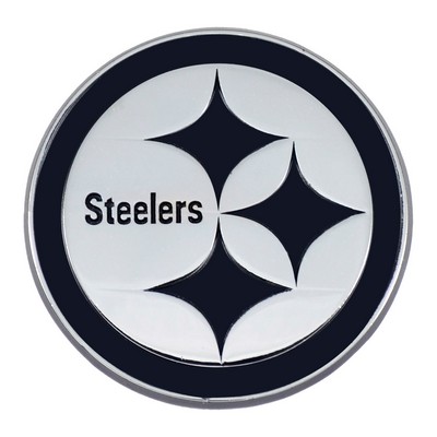 Fan Mats  LLC Pittsburgh Steelers Chrome Emblem Chrome