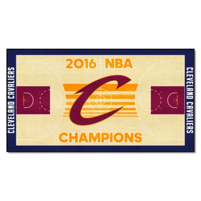 Fan Mats  LLC Cleveland Cavaliers NBA Court Large Runner Tan