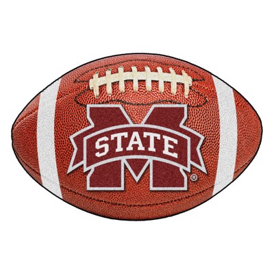 Fan Mats  LLC Mississippi State Bulldogs Football Rug 