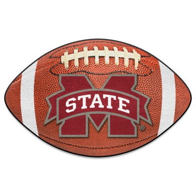 Fan Mats  LLC Mississippi State Bulldogs Football Mat Brown