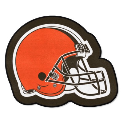 Fan Mats  LLC Cleveland Browns Mascot Rug Orange