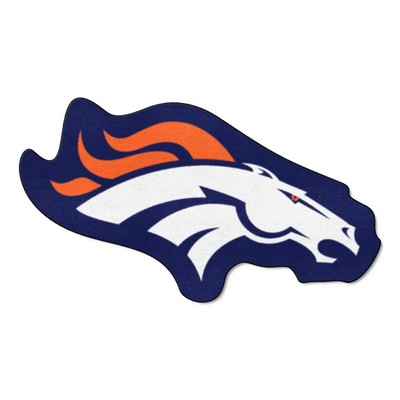 Fan Mats  LLC Denver Broncos Mascot Mat Navy