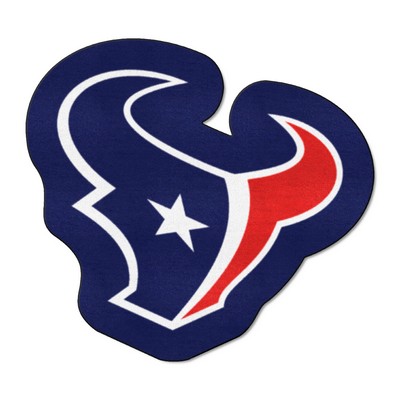 Fan Mats  LLC Houston Texans Mascot Rug Navy