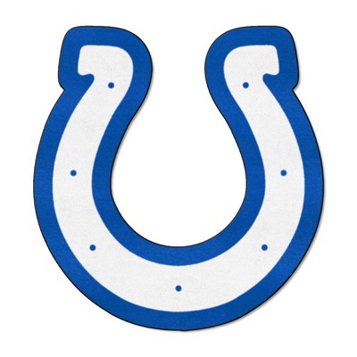 Fan Mats  LLC Indianapolis Colts Mascot Rug Blue