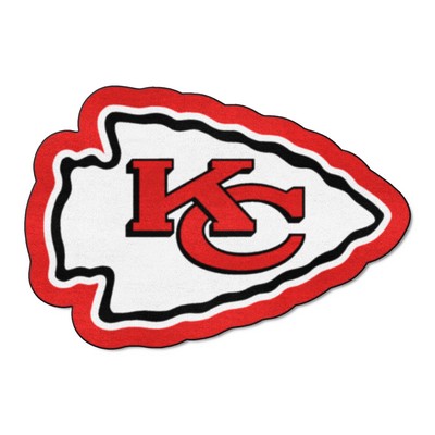 Fan Mats  LLC Kansas City Chiefs Mascot Rug Red