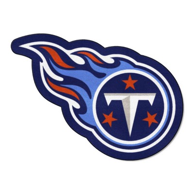 Fan Mats  LLC Tennessee Titans Mascot Rug Navy