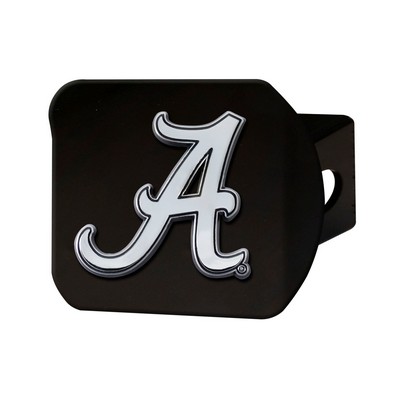 Fan Mats  LLC Alabama Crimson Tide Hitch Cover Black Red