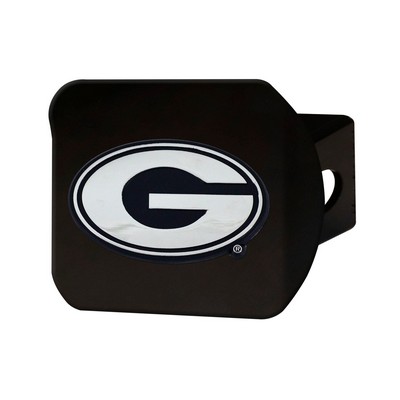 Fan Mats  LLC Georgia Bulldogs Hitch Cover Black Black