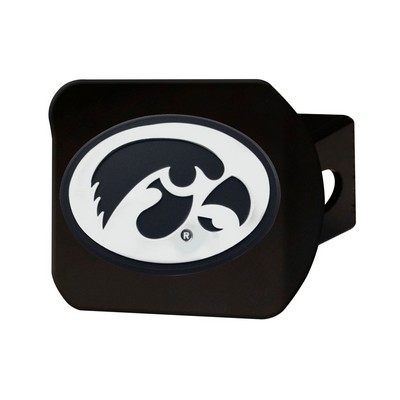 Fan Mats  LLC Iowa Hawkeyes Hitch Cover Black Black