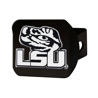 Fan Mats  LLC LSU Tigers Hitch Cover Black Purple