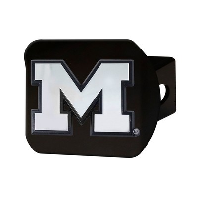 Fan Mats  LLC Michigan Wolverines Hitch Cover Black Blue