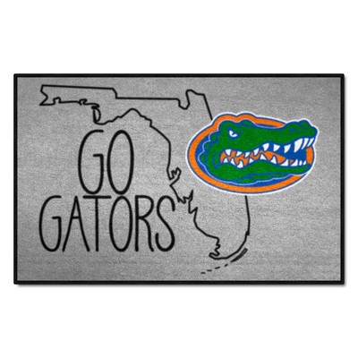 Fan Mats  LLC Florida Gators Southern Style Starter Mat Accent Rug - 19in. x 30in. Gray