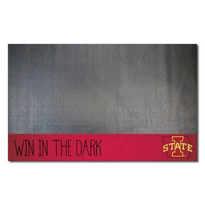 Fan Mats  LLC Iowa State Cyclones Grill Mat Southern Style Black