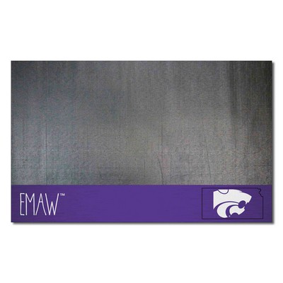 Fan Mats  LLC Kansas State Wildcats Grill Mat Southern Style Black