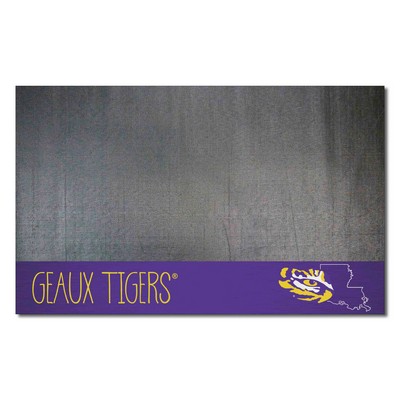 Fan Mats  LLC LSU Tigers Grill Mat Southern Style Black