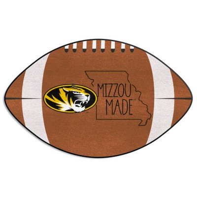 Fan Mats  LLC Missouri Tigers Southern Style Football Rug - 20.5in. x 32.5in. Brown